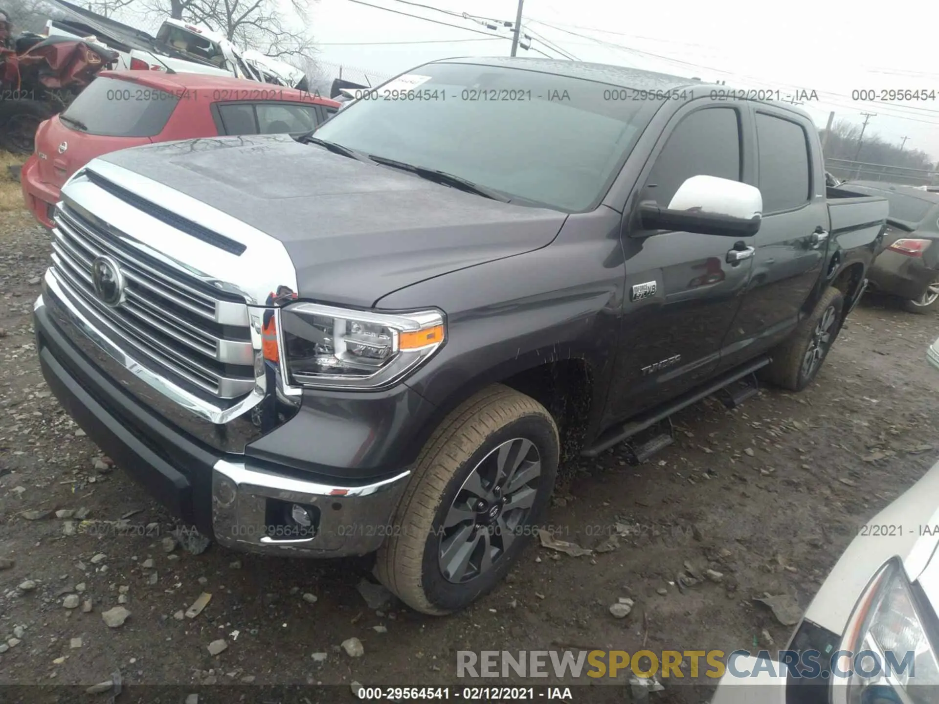 2 Photograph of a damaged car 5TFHY5F13LX918300 TOYOTA TUNDRA 4WD 2020