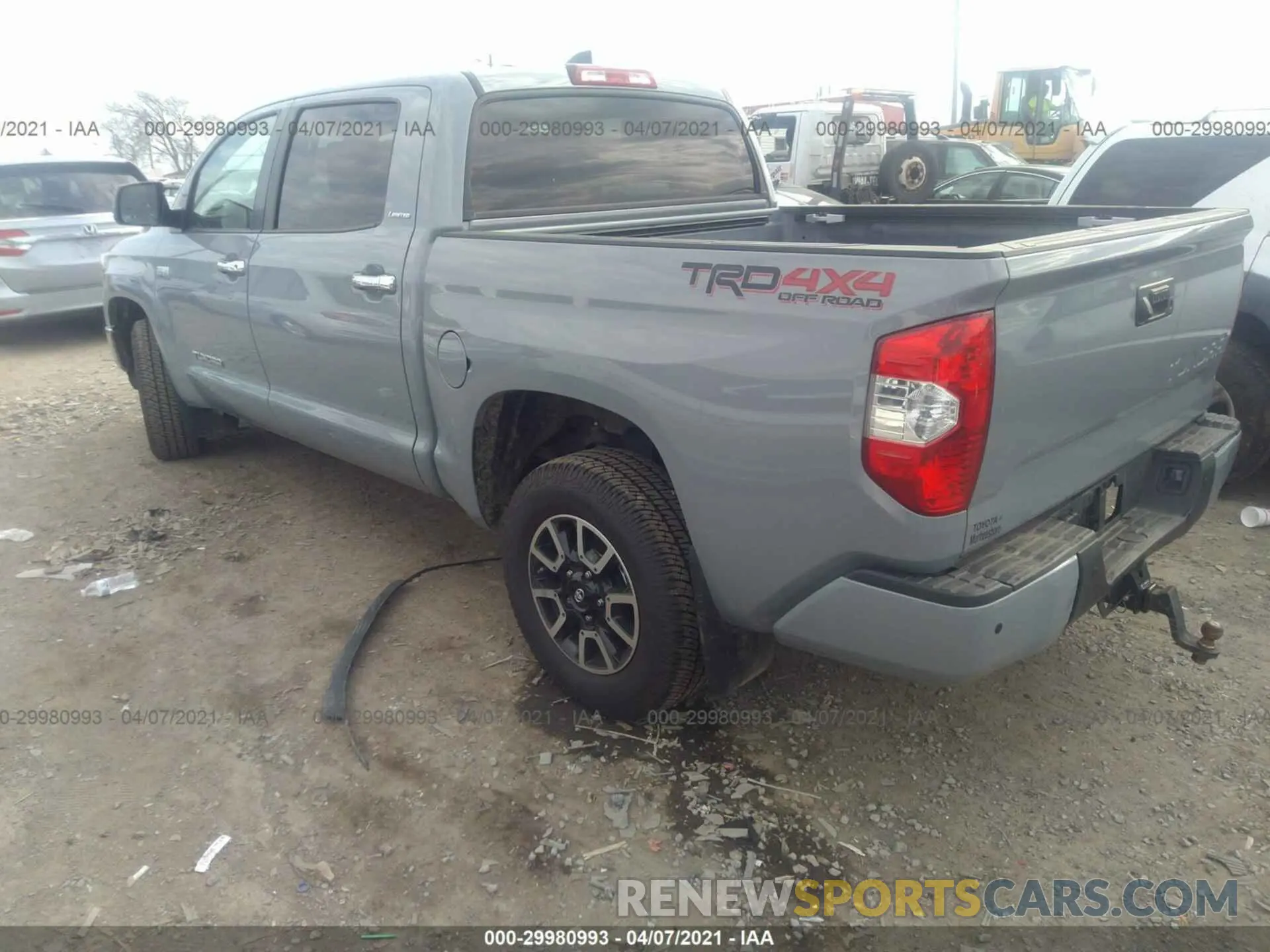 3 Photograph of a damaged car 5TFHY5F16LX943806 TOYOTA TUNDRA 4WD 2020