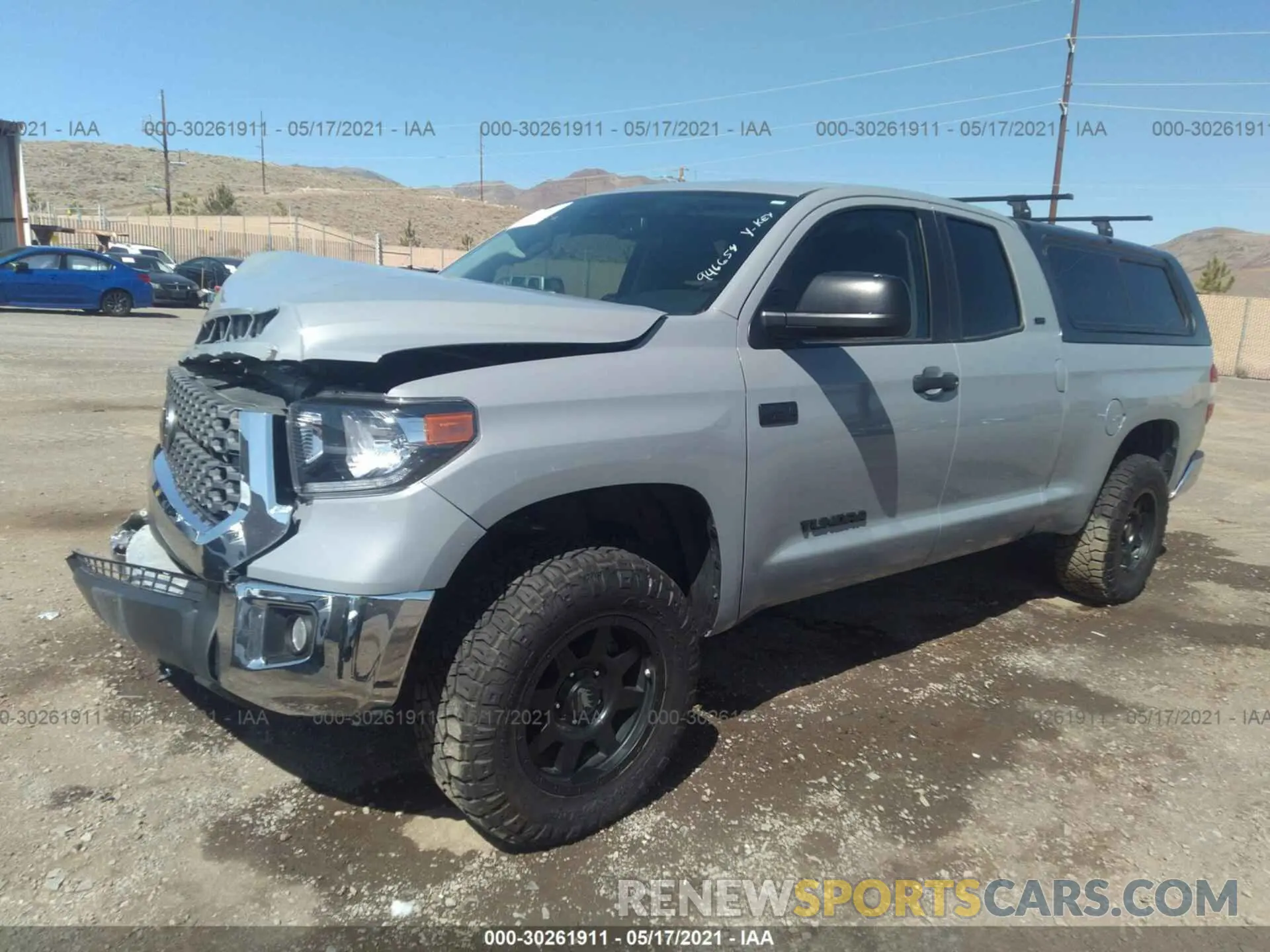 2 Photograph of a damaged car 5TFUY5F14LX946654 TOYOTA TUNDRA 4WD 2020