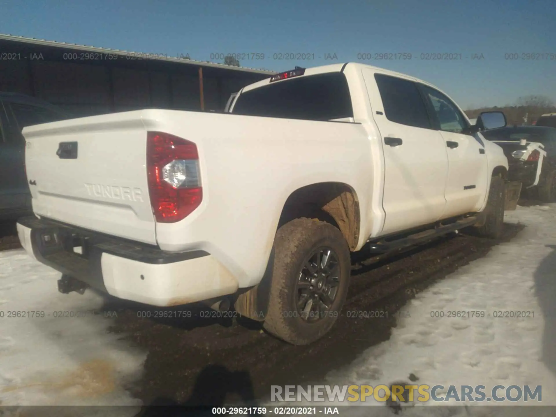 4 Photograph of a damaged car 5TFDY5F14MX984323 TOYOTA TUNDRA 4WD 2021