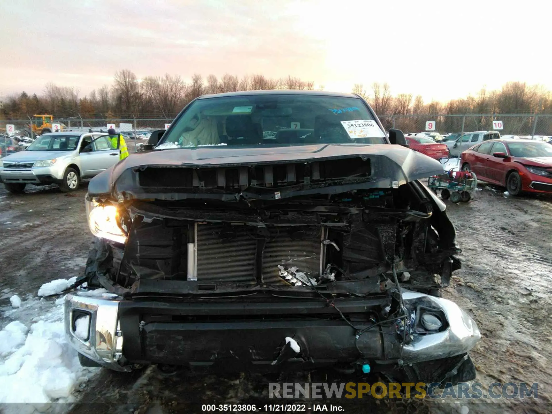 6 Photograph of a damaged car 5TFDY5F16MX971122 TOYOTA TUNDRA 4WD 2021