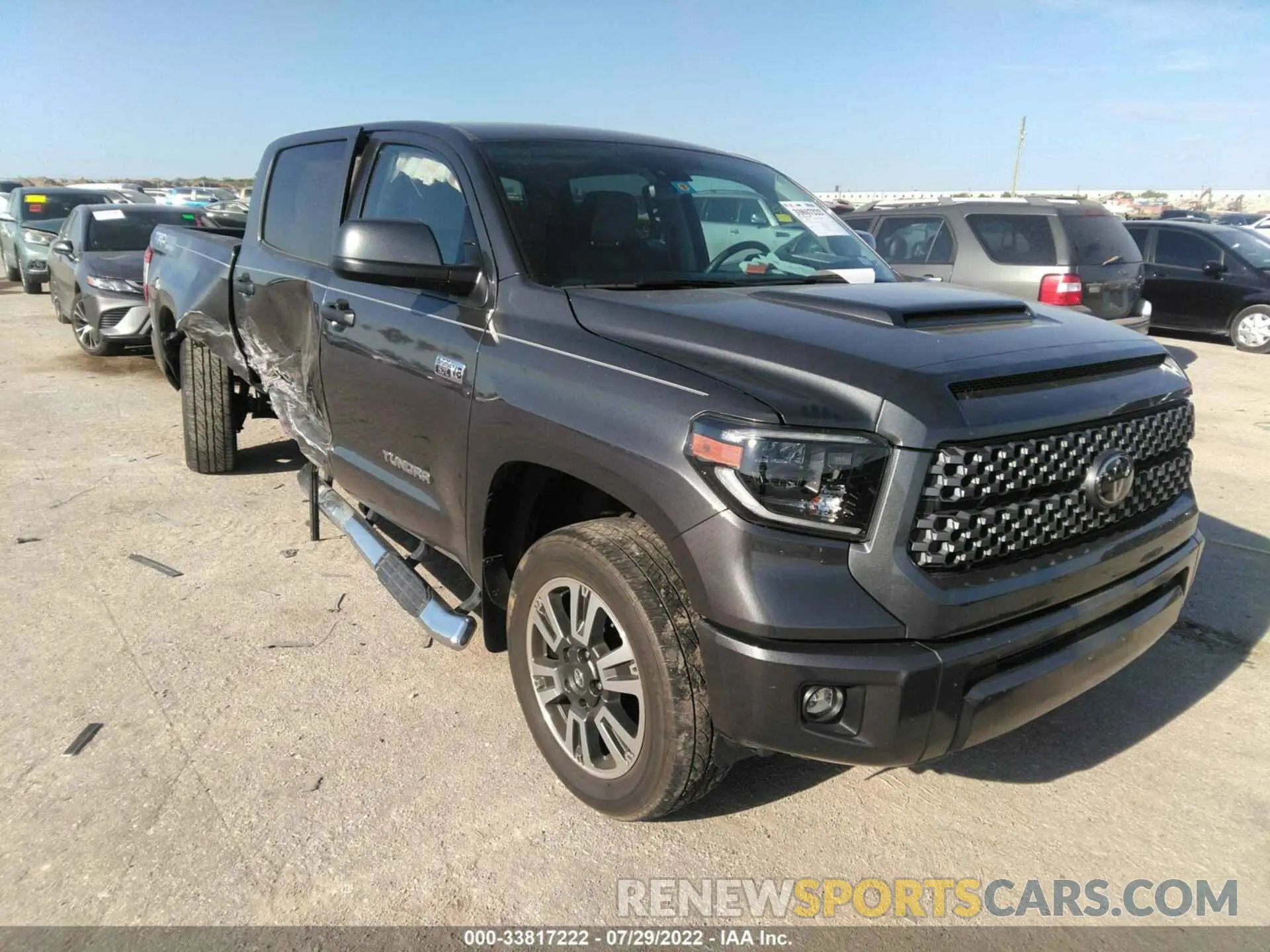1 Фотография поврежденного автомобиля 5TFDY5F17MX973333 TOYOTA TUNDRA 4WD 2021