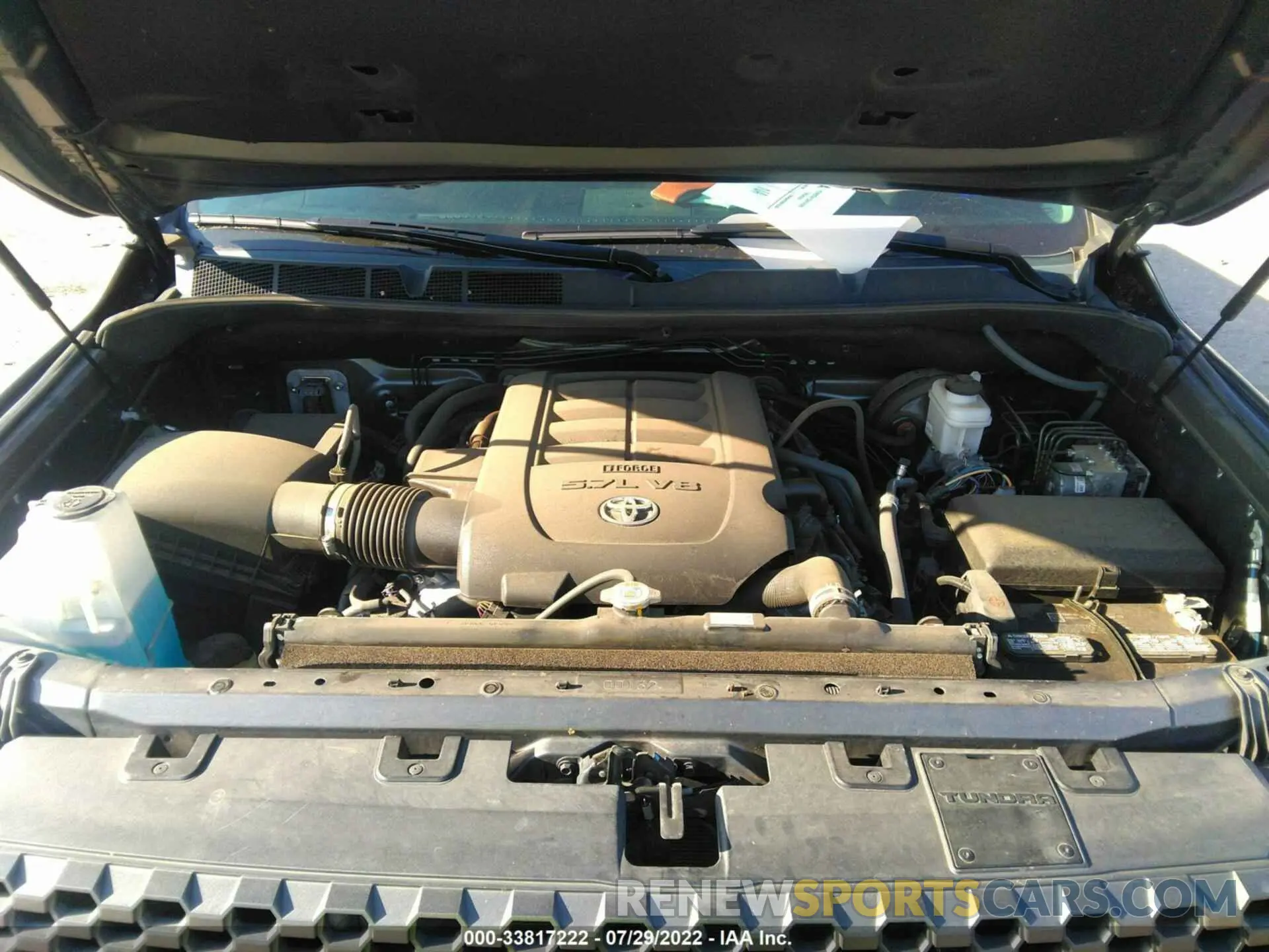 10 Фотография поврежденного автомобиля 5TFDY5F17MX973333 TOYOTA TUNDRA 4WD 2021