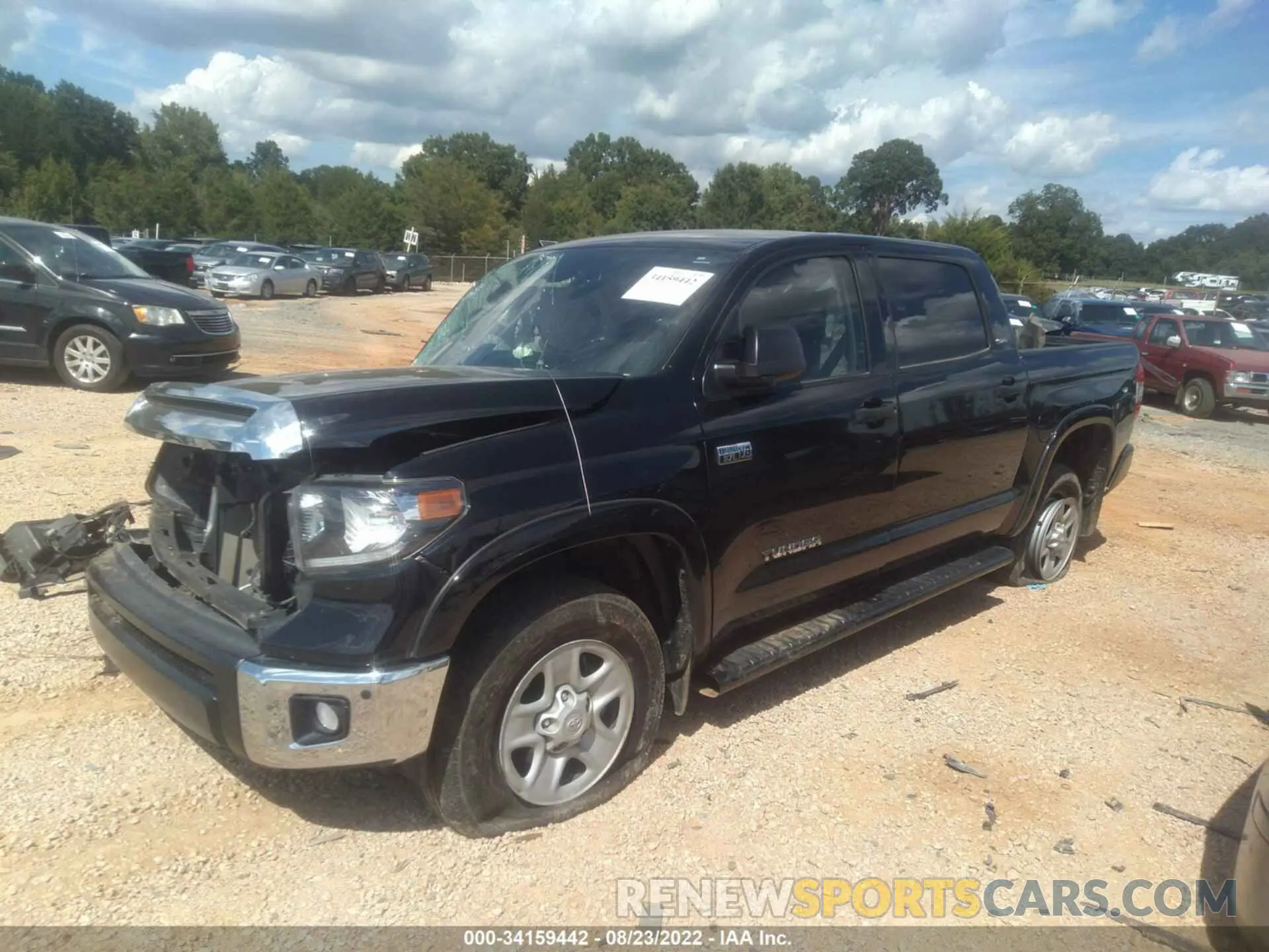 2 Photograph of a damaged car 5TFDY5F18MX982638 TOYOTA TUNDRA 4WD 2021