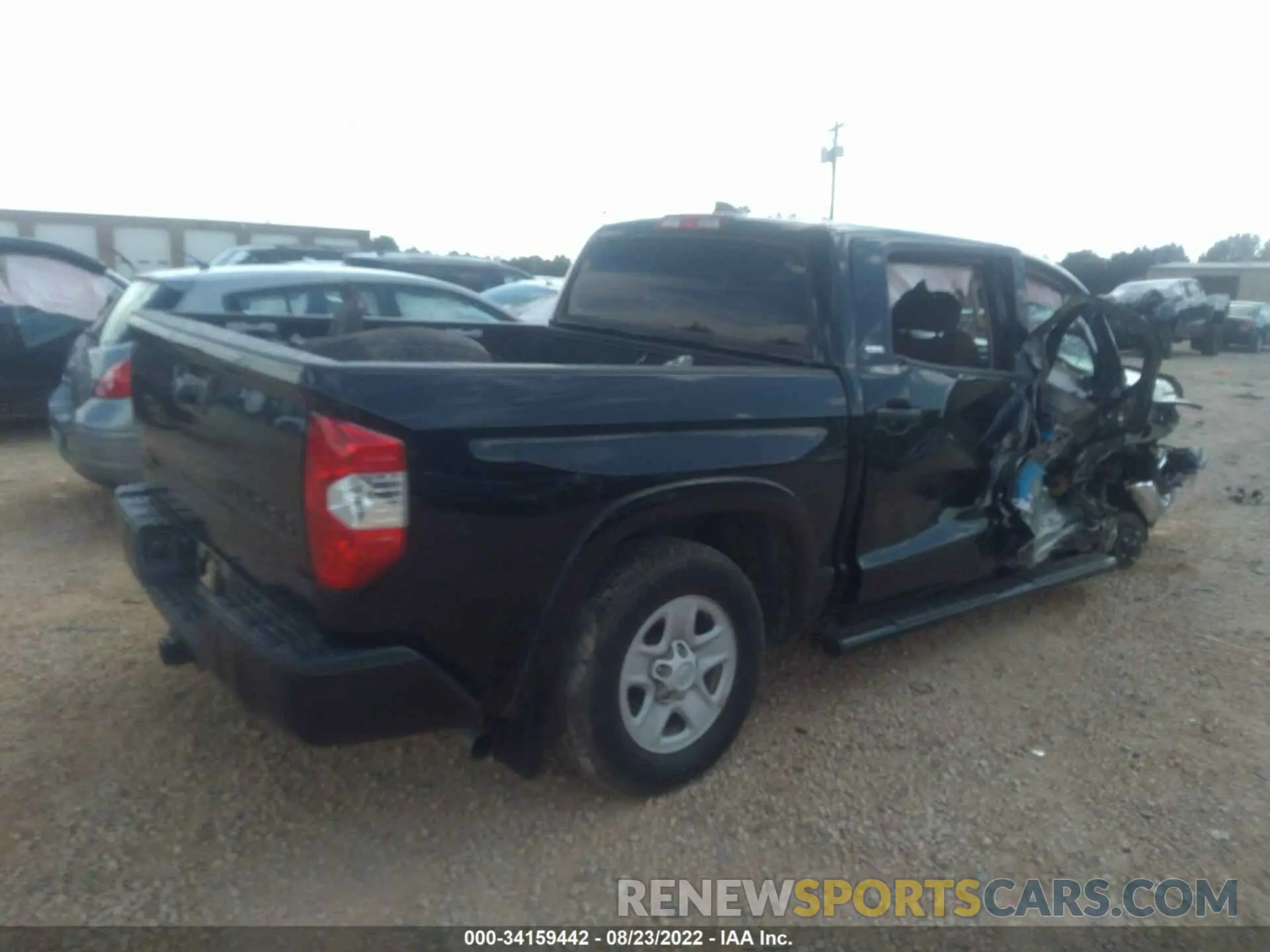 4 Photograph of a damaged car 5TFDY5F18MX982638 TOYOTA TUNDRA 4WD 2021