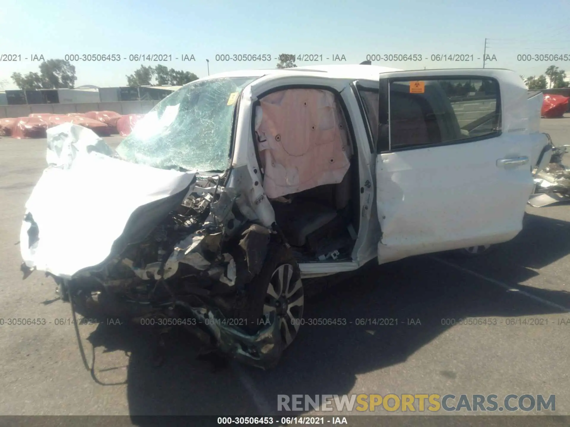 2 Photograph of a damaged car 5TFHY5F14MX978748 TOYOTA TUNDRA 4WD 2021