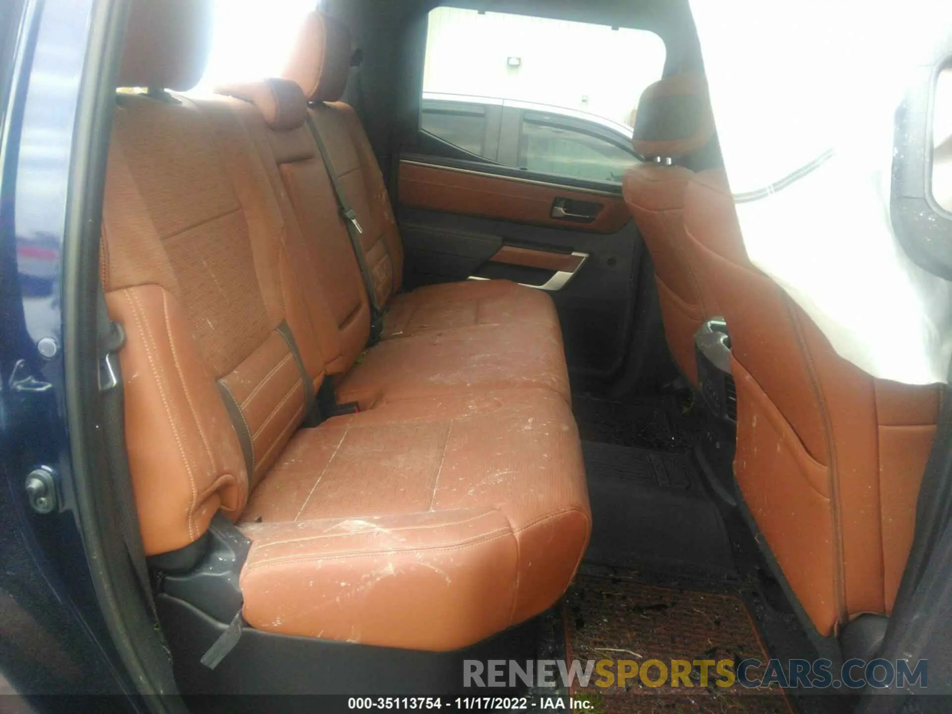 8 Фотография поврежденного автомобиля 5TFMA5DB0NX048555 TOYOTA TUNDRA 4WD 2022
