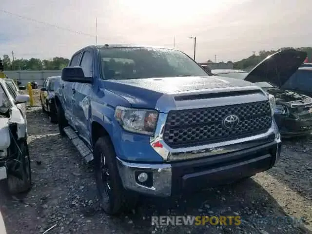 1 Photograph of a damaged car 5TFDW5F1XKX821694 TOYOTA TUNDRA CRE 2019