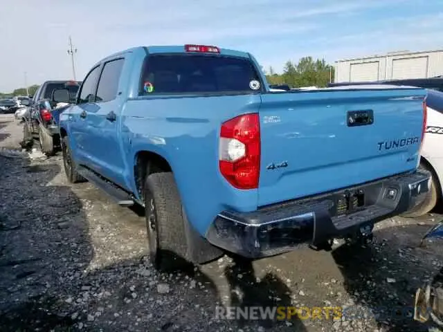 3 Photograph of a damaged car 5TFDW5F1XKX821694 TOYOTA TUNDRA CRE 2019