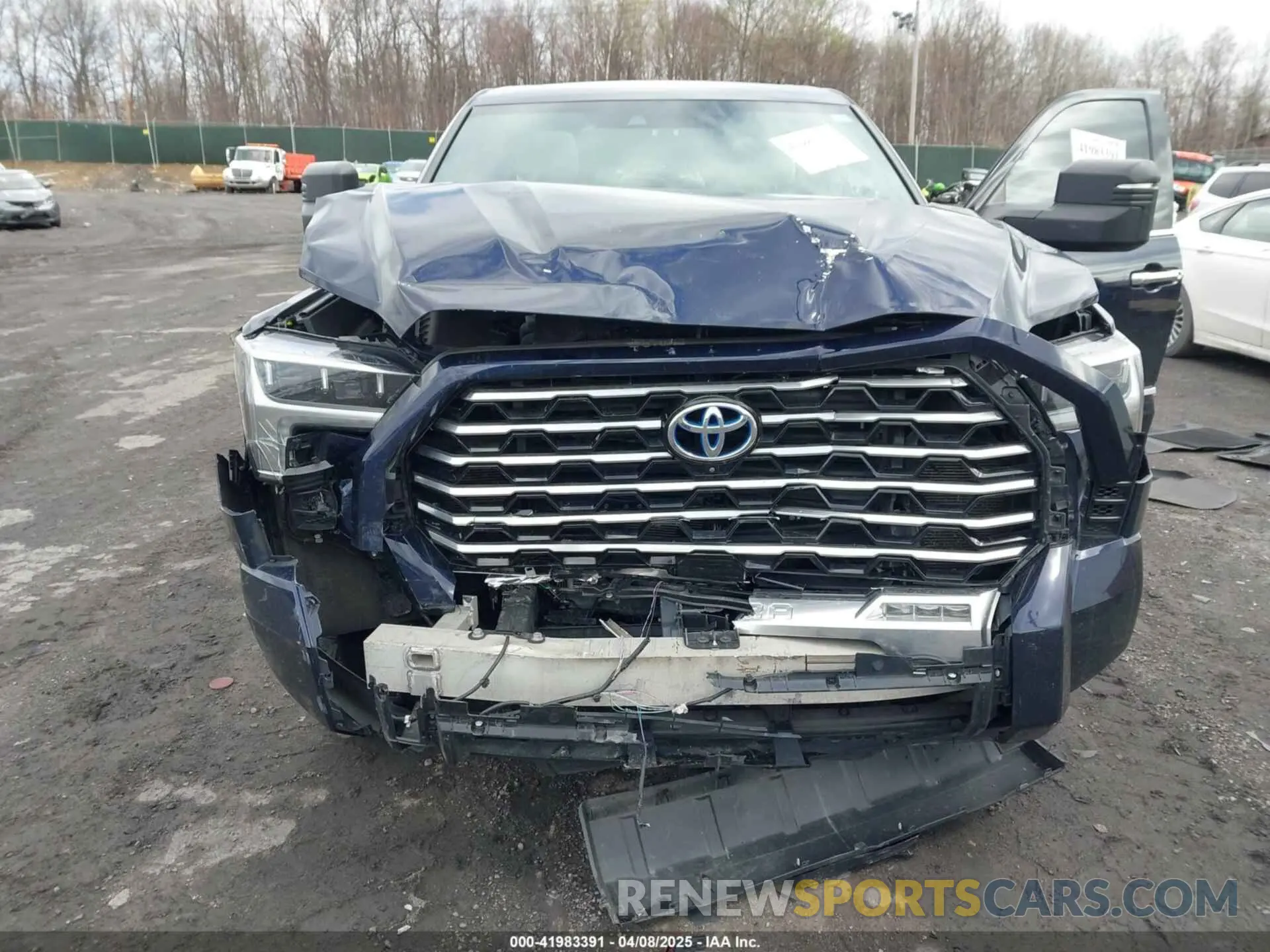 6 Фотография поврежденного автомобиля 5TFVC5DB5NX009829 TOYOTA TUNDRA HYBRID 2022