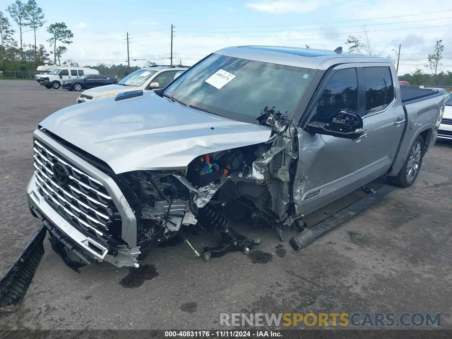 2 Photograph of a damaged car 5TFVC5DB1RX066681 TOYOTA TUNDRA HYBRID 2024