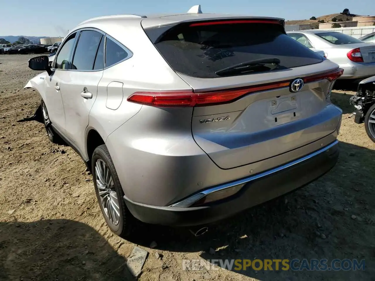 3 Photograph of a damaged car JTEAAAAH0MJ017453 TOYOTA VENZA 2021