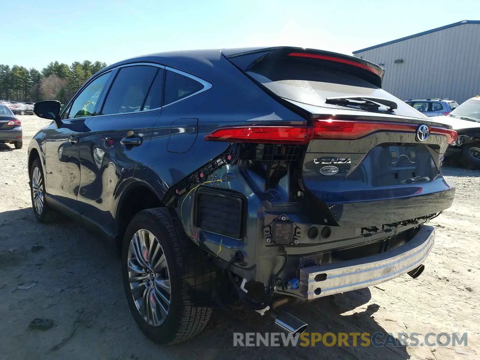 3 Photograph of a damaged car JTEAAAAH0MJ024631 TOYOTA VENZA 2021