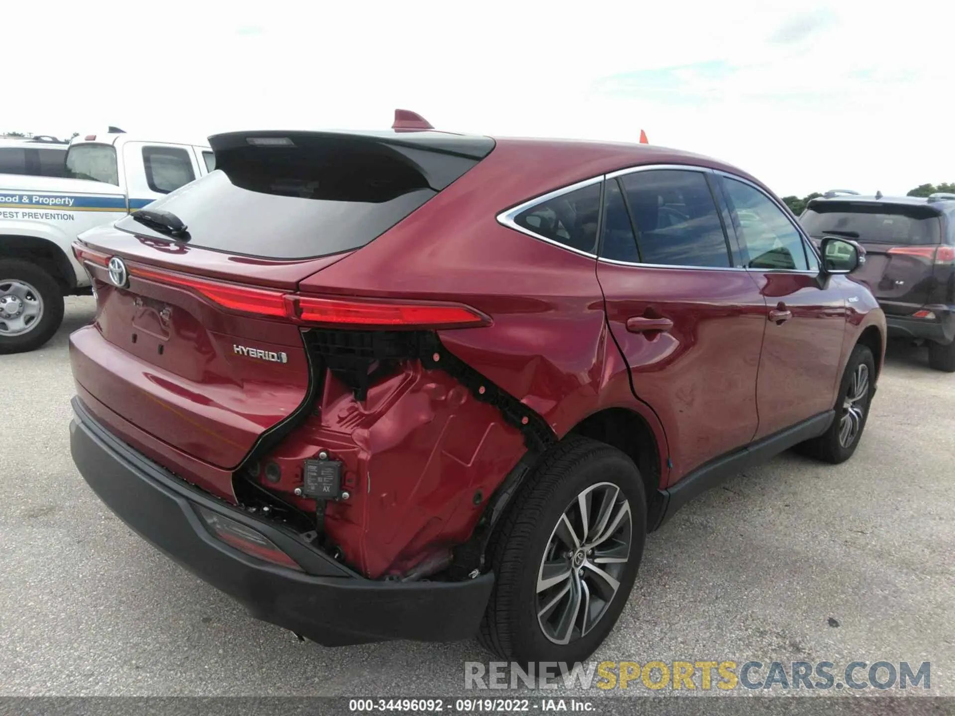 4 Фотография поврежденного автомобиля JTEAAAAH0MJ048217 TOYOTA VENZA 2021