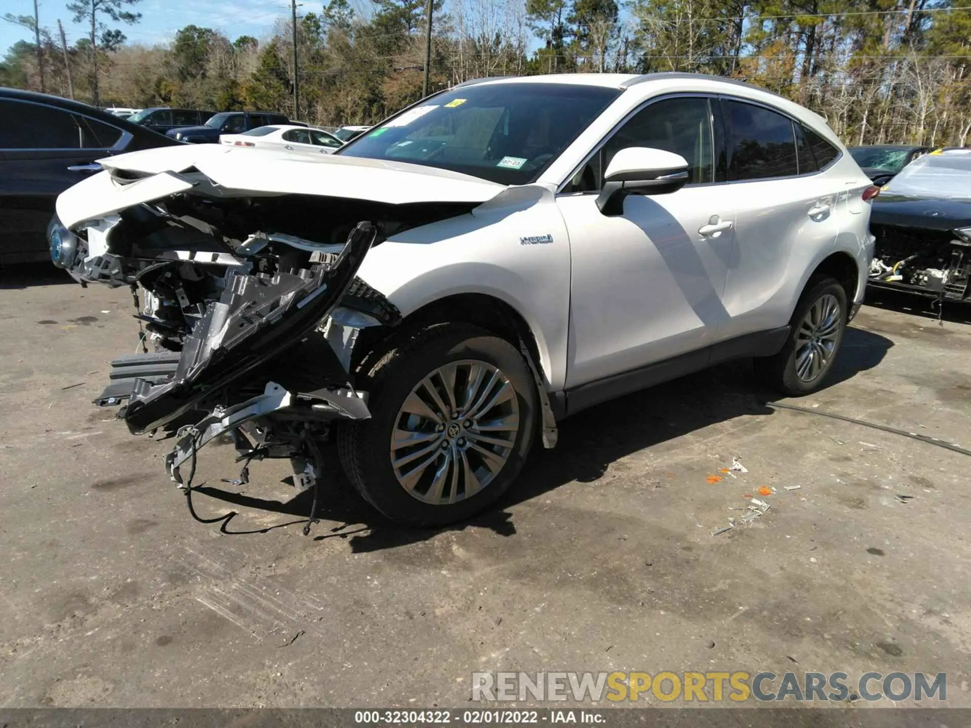2 Фотография поврежденного автомобиля JTEAAAAH0MJ058827 TOYOTA VENZA 2021