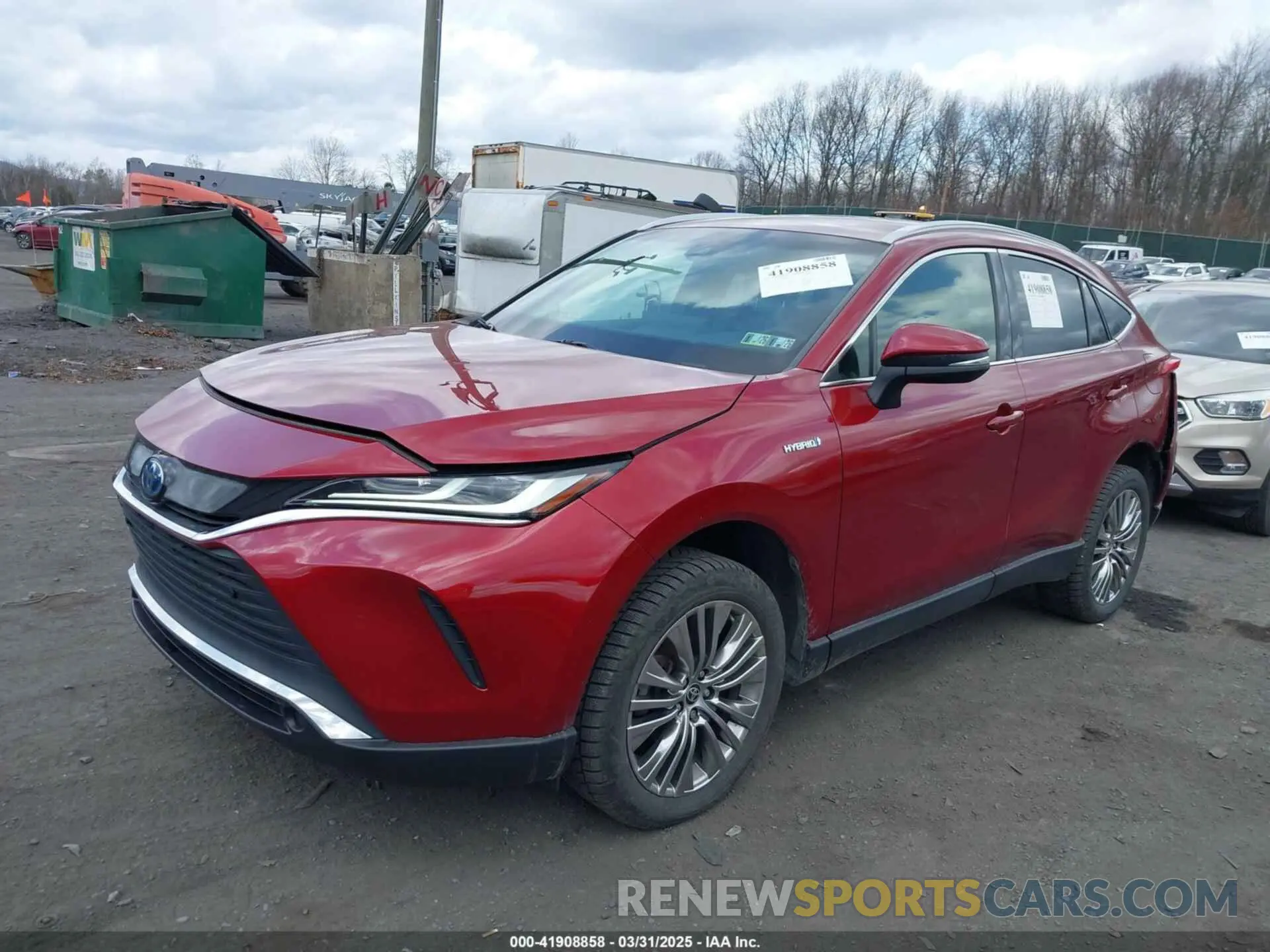 2 Фотография поврежденного автомобиля JTEAAAAH0MJ086403 TOYOTA VENZA 2021