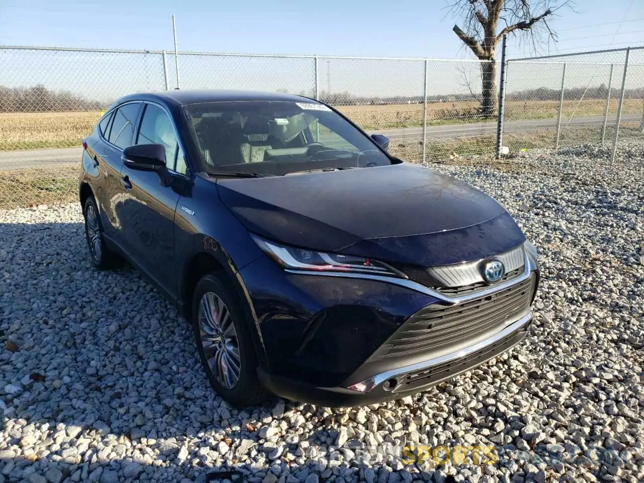 1 Photograph of a damaged car JTEAAAAH1MJ007594 TOYOTA VENZA 2021
