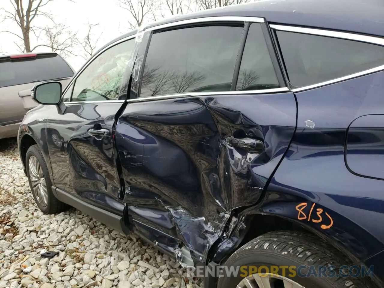 9 Photograph of a damaged car JTEAAAAH1MJ007594 TOYOTA VENZA 2021