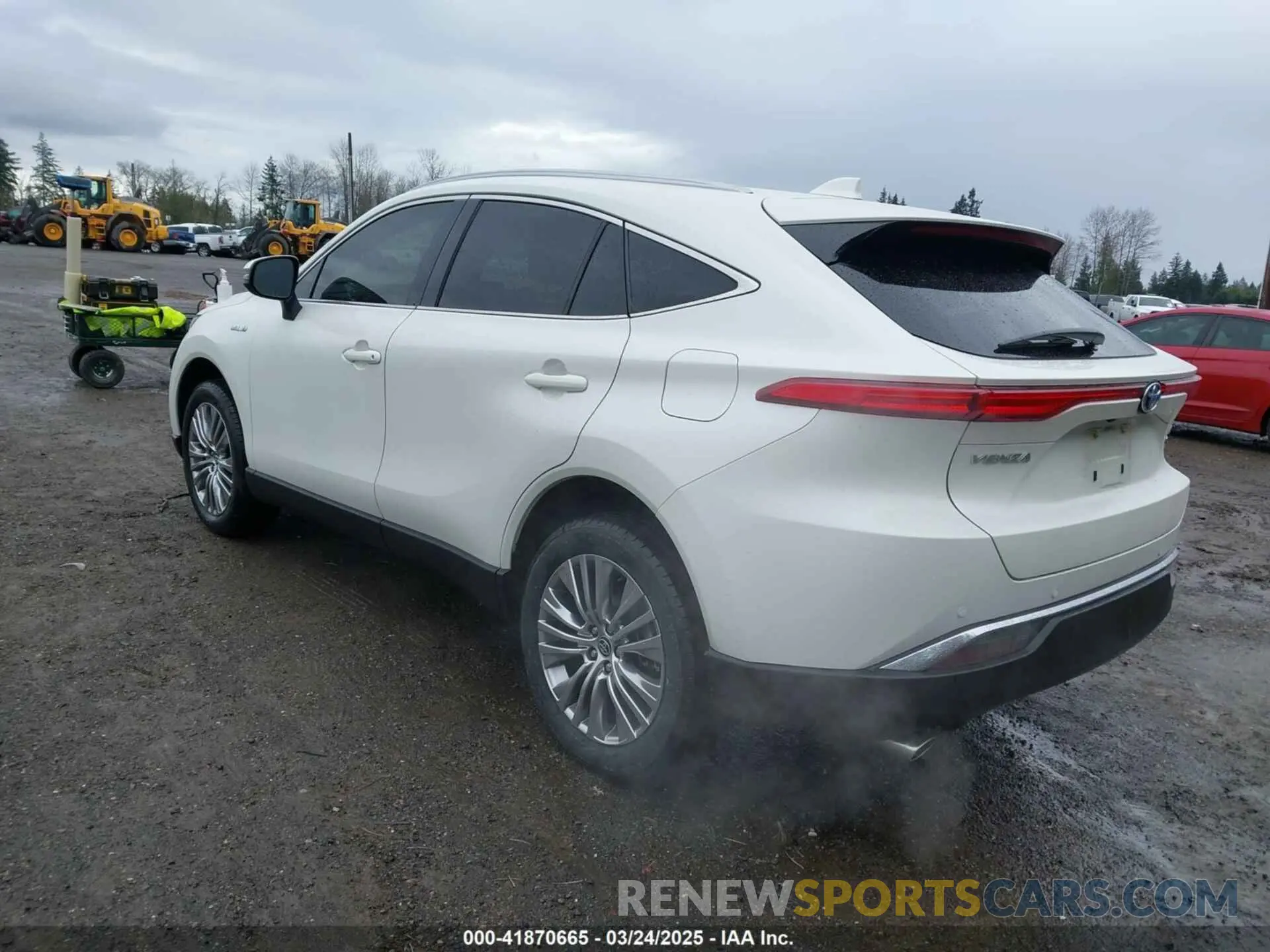 3 Photograph of a damaged car JTEAAAAH1MJ013086 TOYOTA VENZA 2021