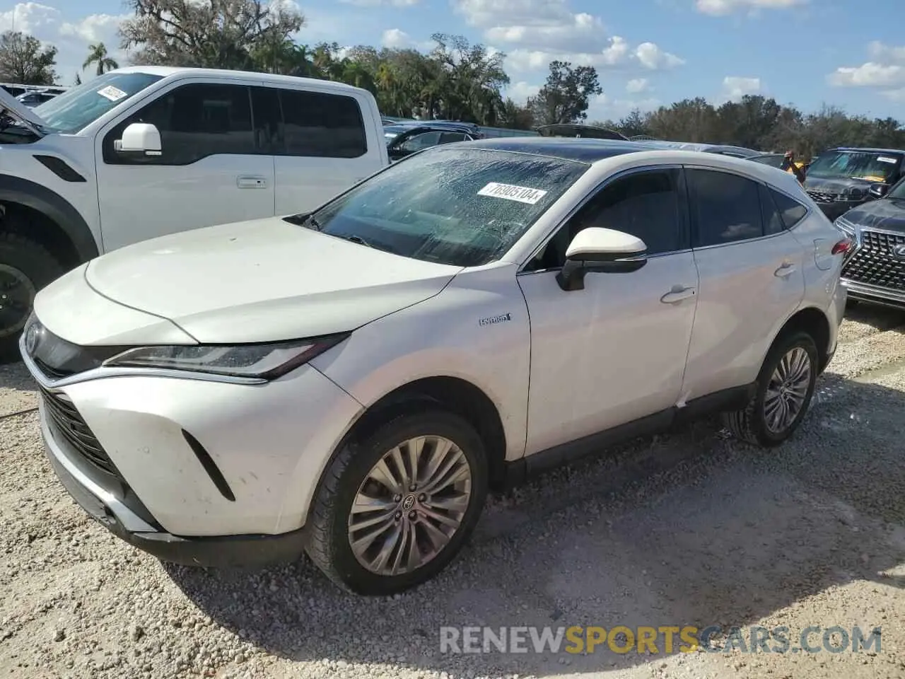 1 Photograph of a damaged car JTEAAAAH1MJ032043 TOYOTA VENZA 2021