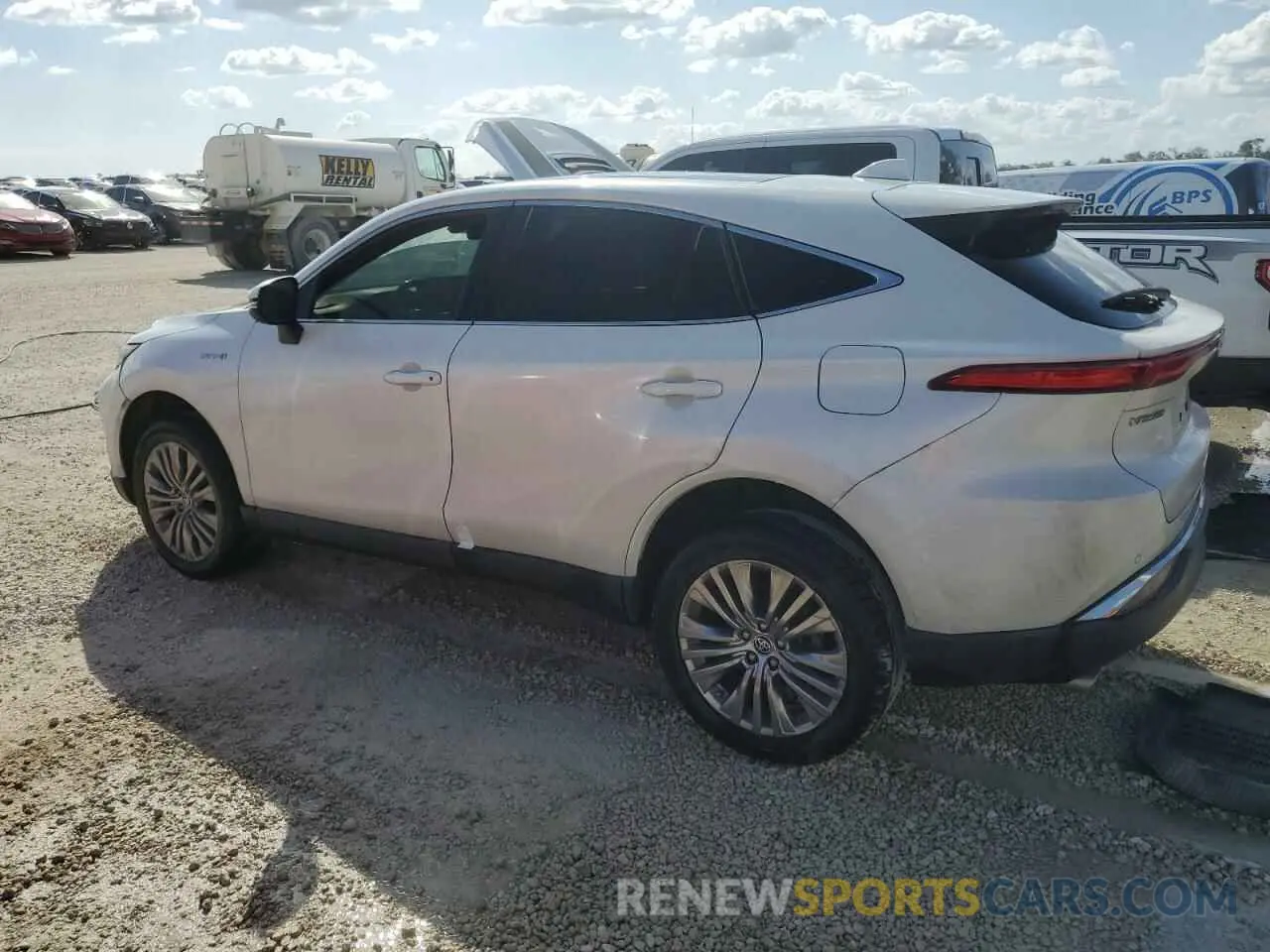2 Photograph of a damaged car JTEAAAAH1MJ032043 TOYOTA VENZA 2021