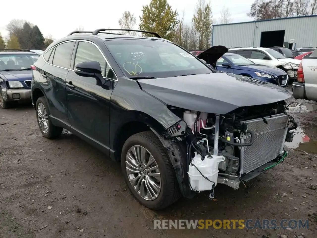 1 Photograph of a damaged car JTEAAAAH1MJ035427 TOYOTA VENZA 2021