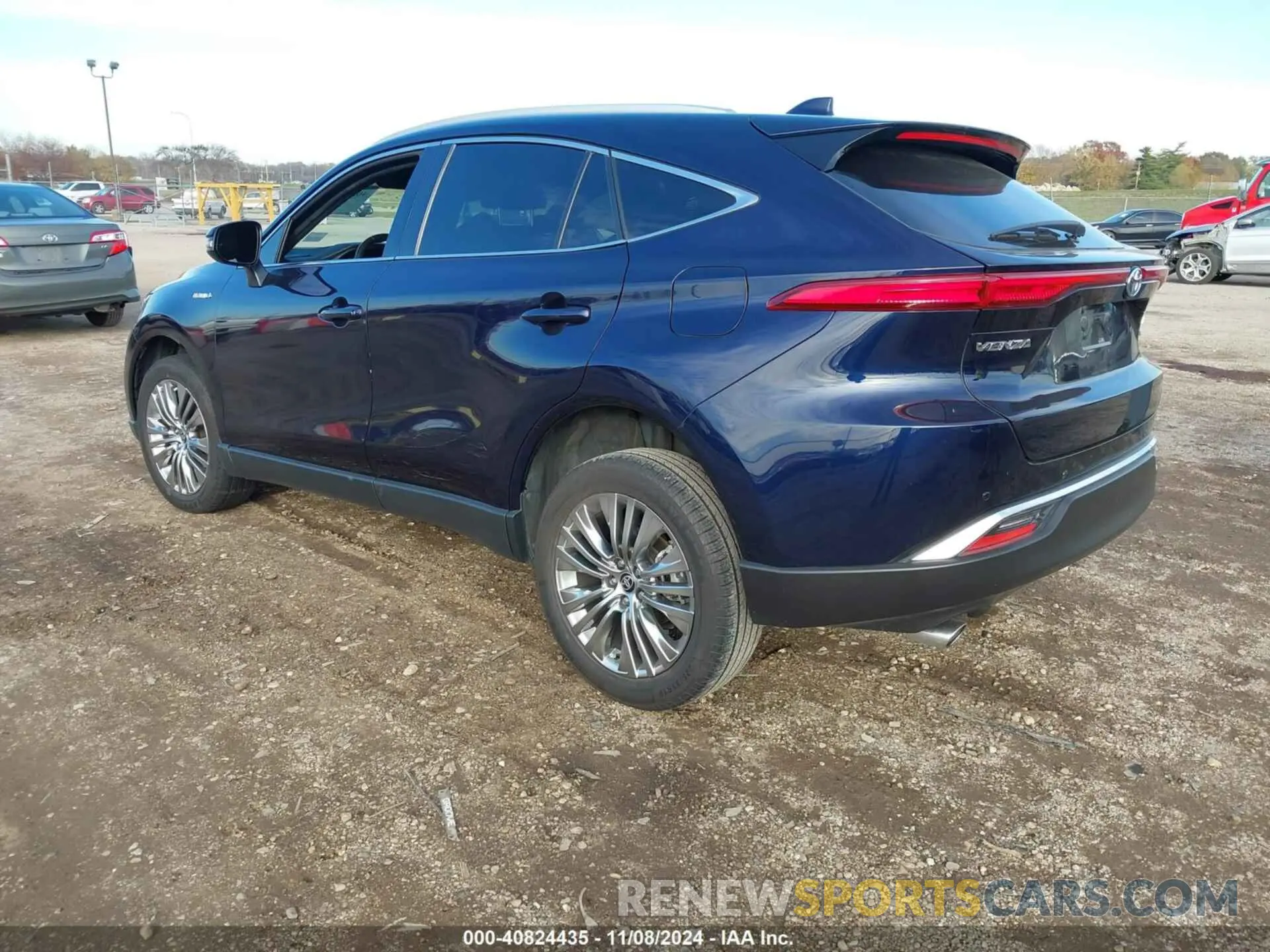 3 Photograph of a damaged car JTEAAAAH1MJ037307 TOYOTA VENZA 2021