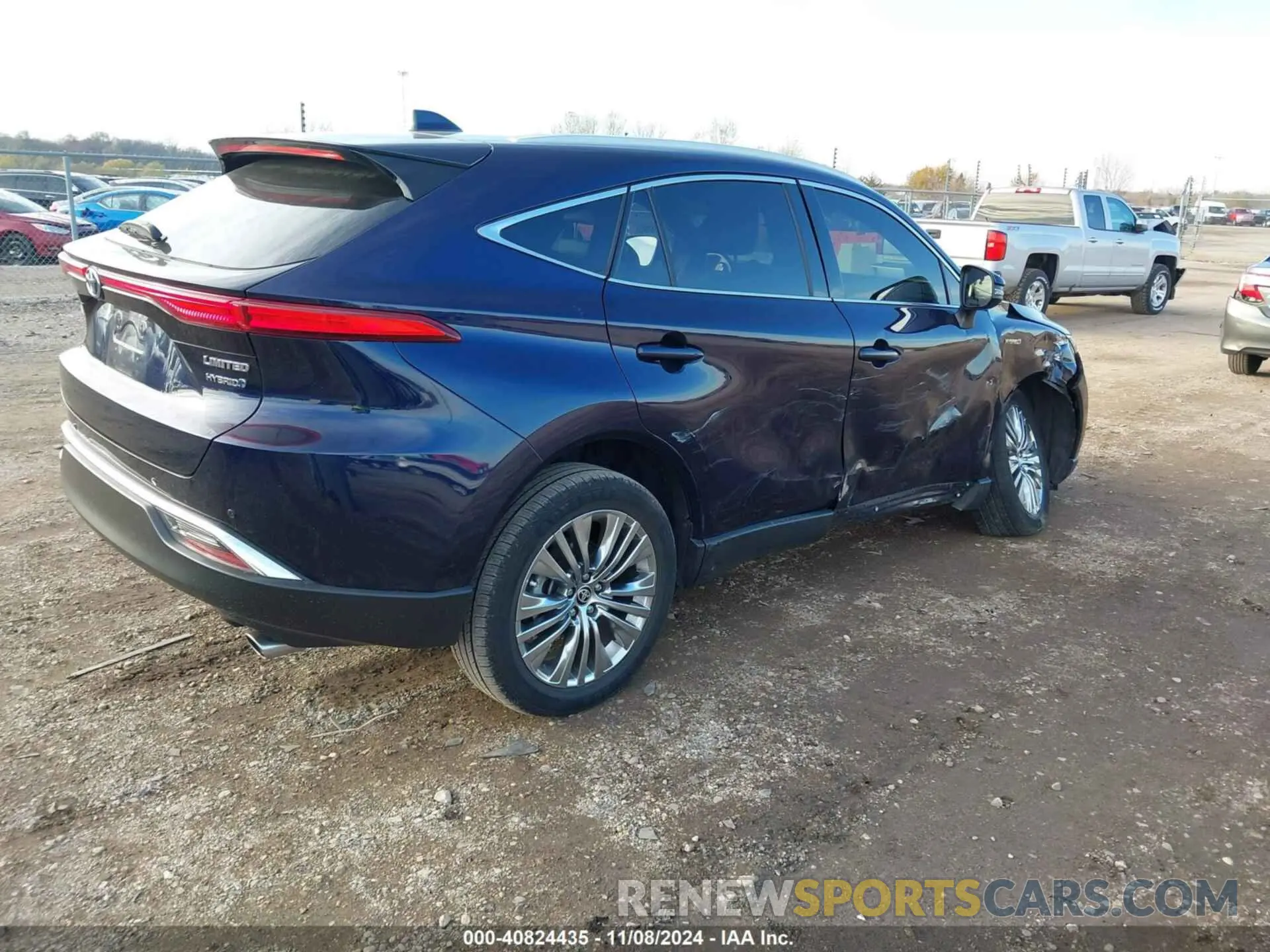 4 Photograph of a damaged car JTEAAAAH1MJ037307 TOYOTA VENZA 2021