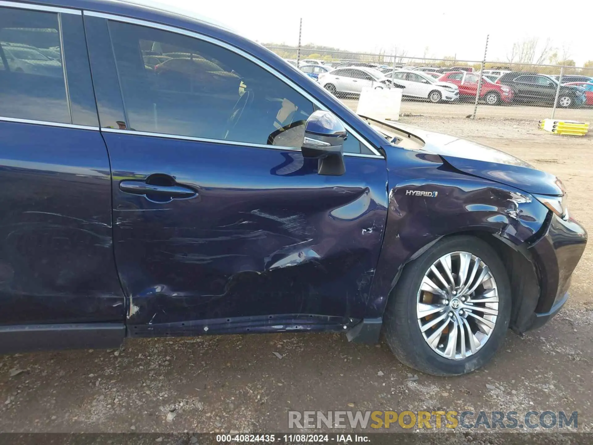 6 Photograph of a damaged car JTEAAAAH1MJ037307 TOYOTA VENZA 2021