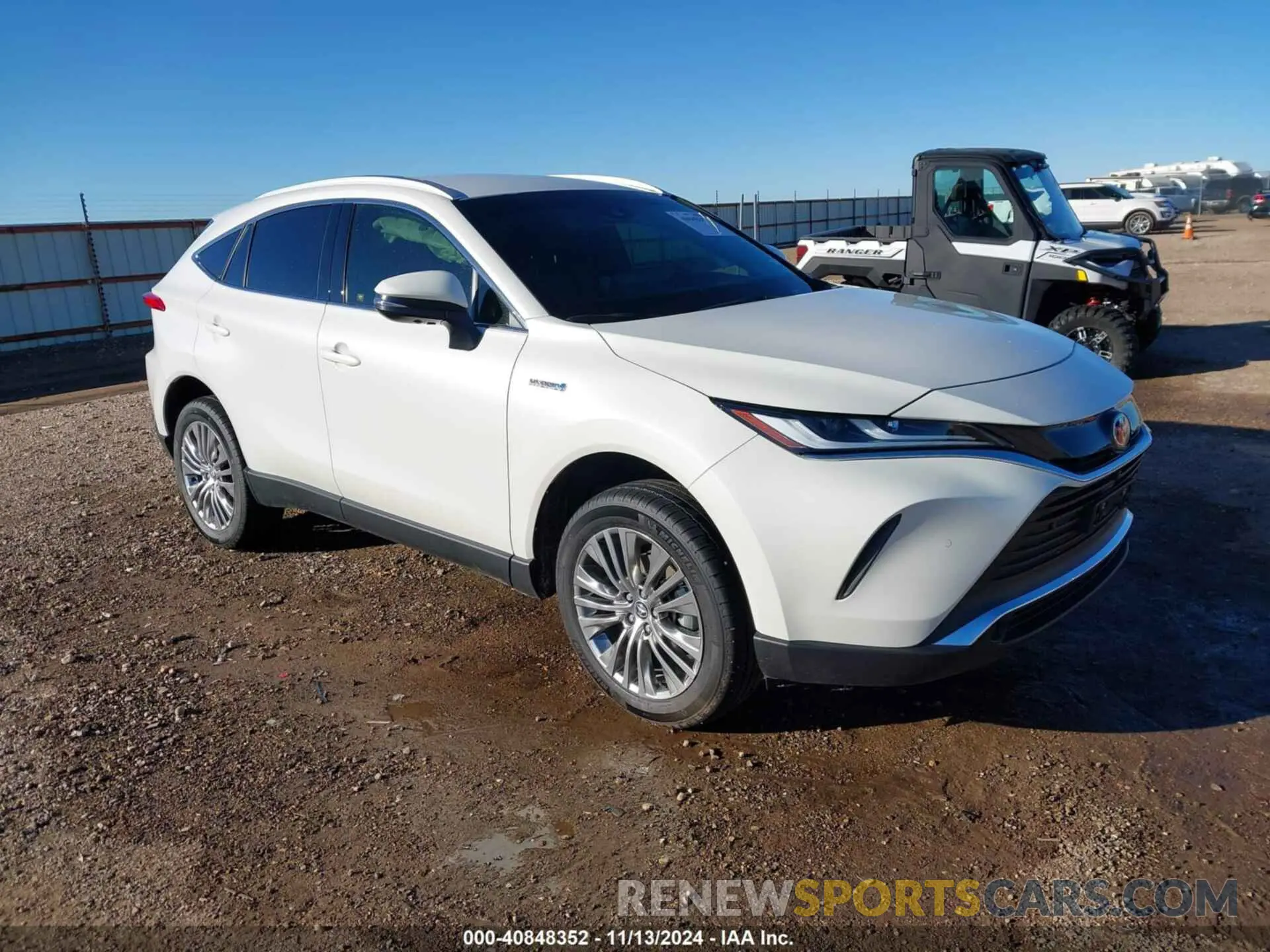 1 Photograph of a damaged car JTEAAAAH1MJ037985 TOYOTA VENZA 2021