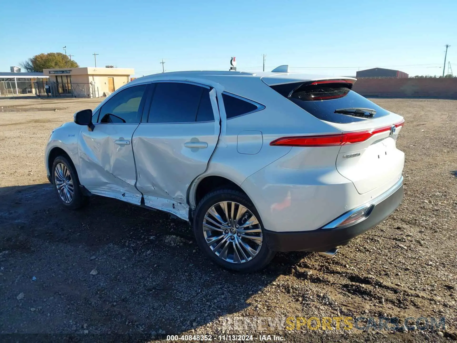 3 Photograph of a damaged car JTEAAAAH1MJ037985 TOYOTA VENZA 2021