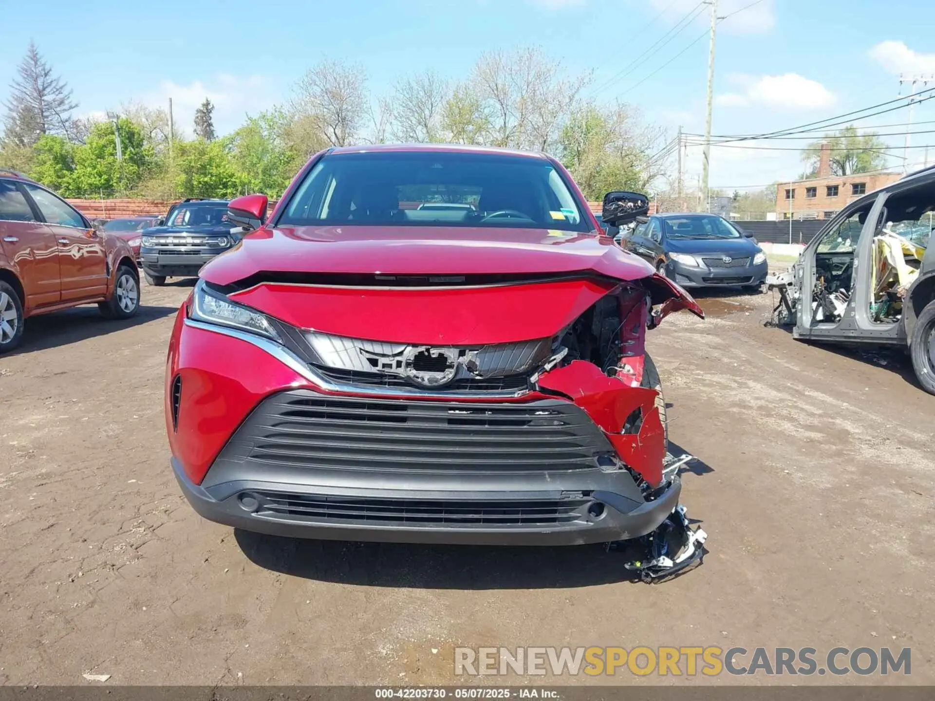 12 Photograph of a damaged car JTEAAAAH1MJ041499 TOYOTA VENZA 2021