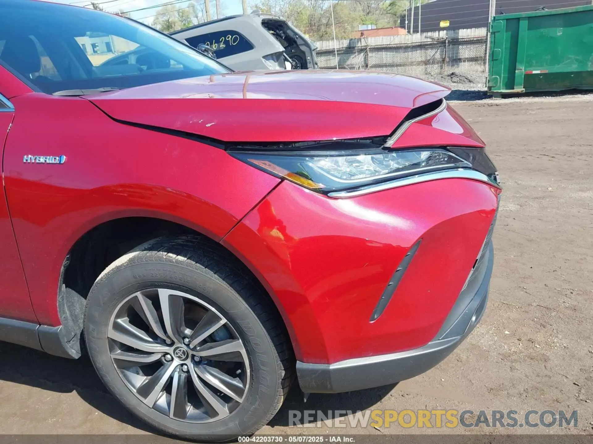 6 Photograph of a damaged car JTEAAAAH1MJ041499 TOYOTA VENZA 2021