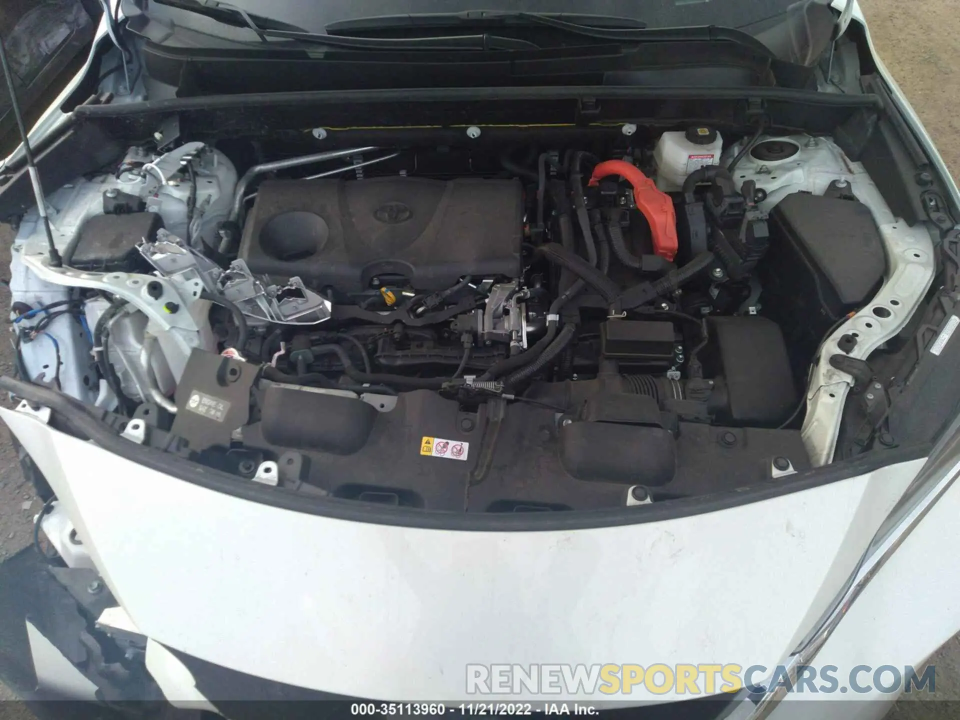 10 Photograph of a damaged car JTEAAAAH1MJ046427 TOYOTA VENZA 2021