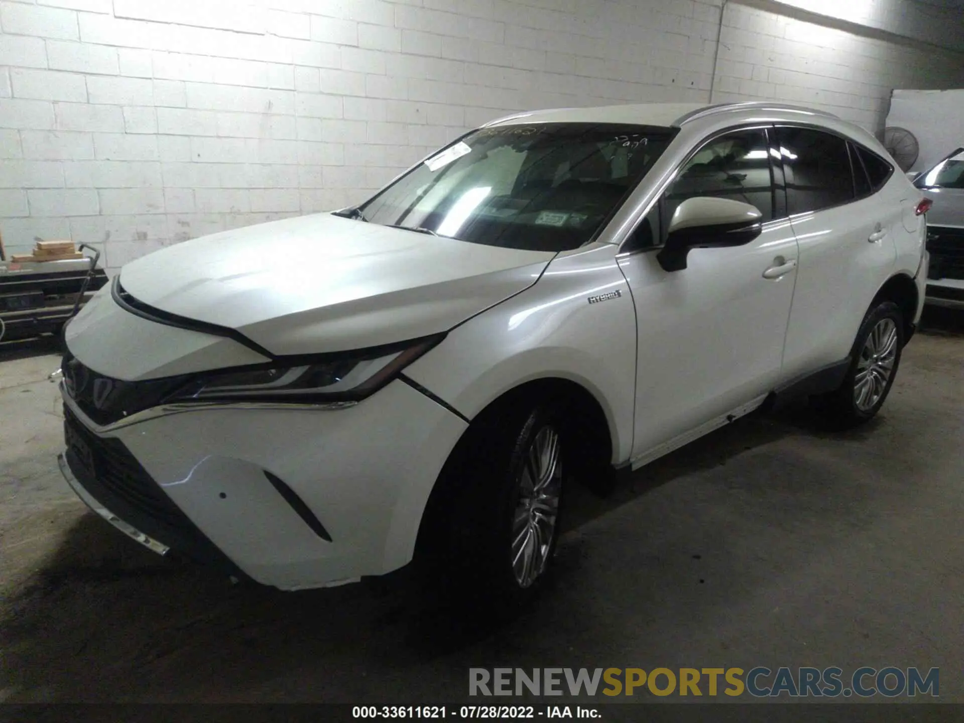 2 Фотография поврежденного автомобиля JTEAAAAH1MJ047710 TOYOTA VENZA 2021