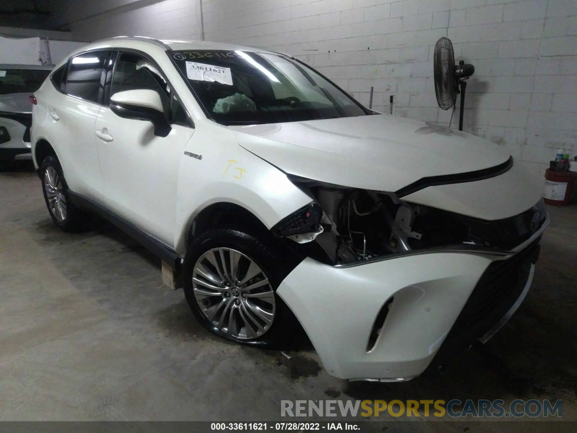 6 Фотография поврежденного автомобиля JTEAAAAH1MJ047710 TOYOTA VENZA 2021