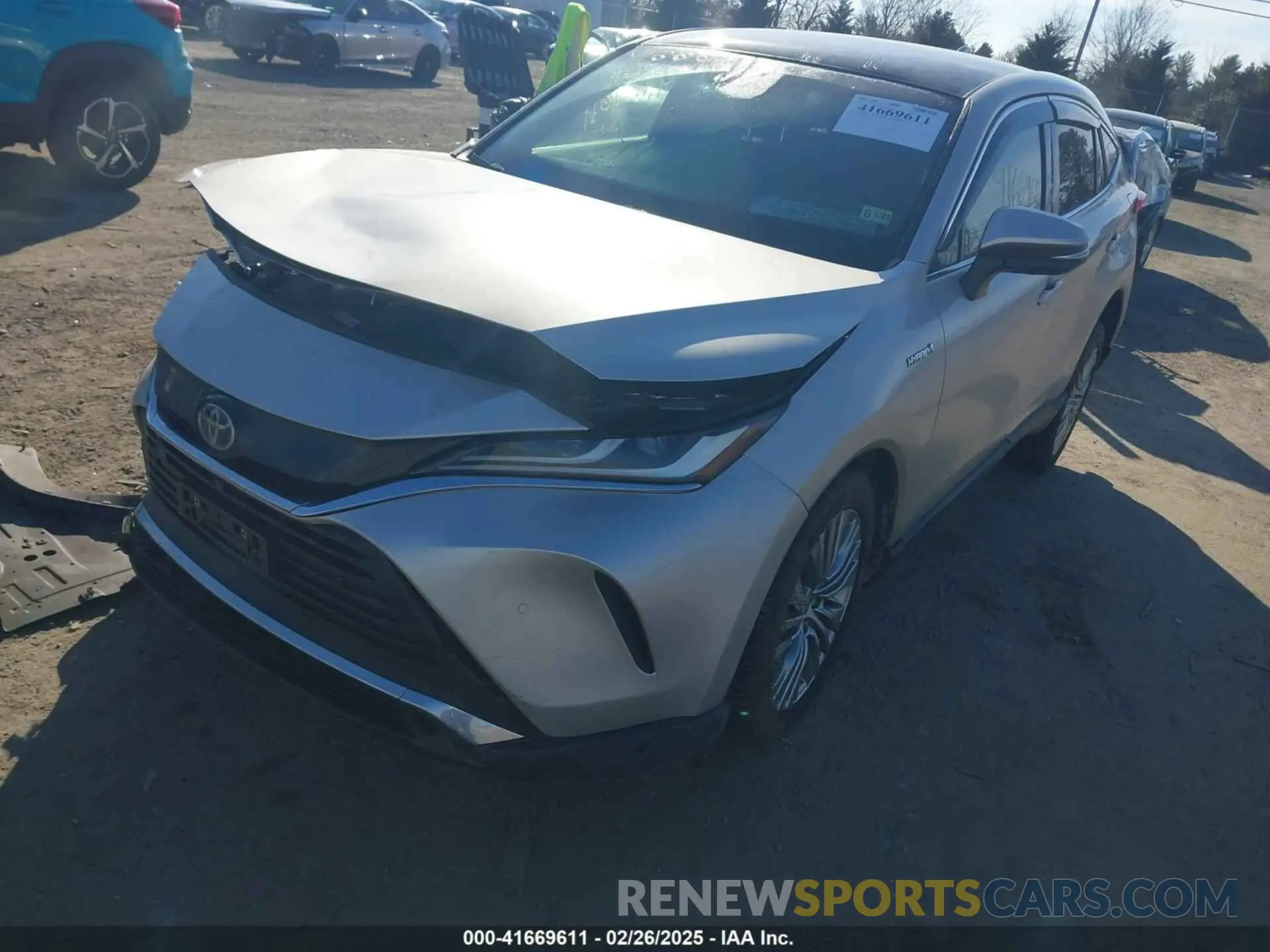 2 Фотография поврежденного автомобиля JTEAAAAH1MJ061221 TOYOTA VENZA 2021
