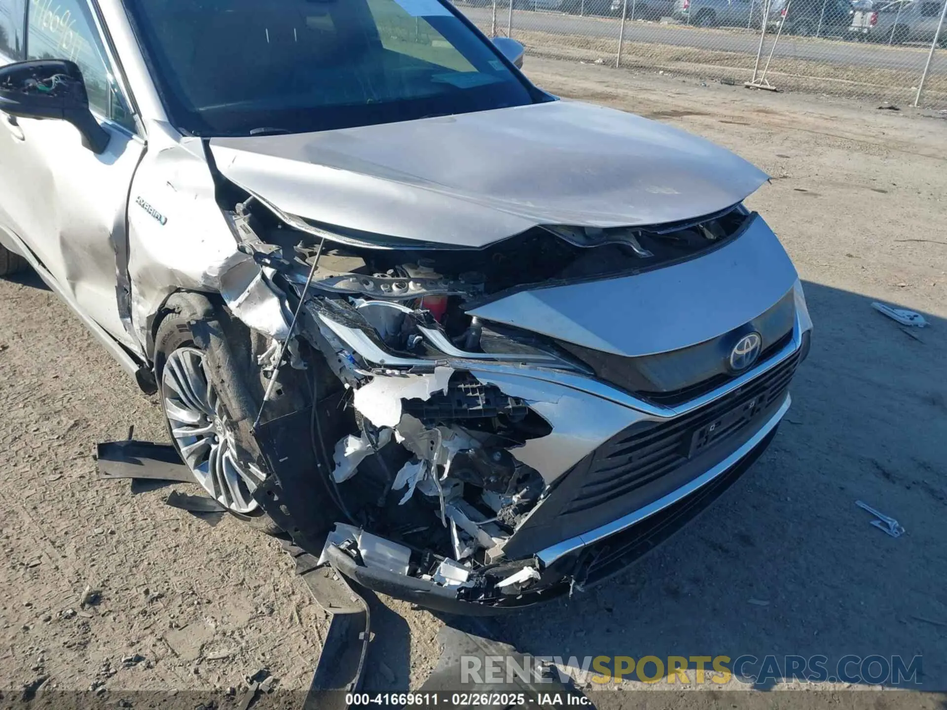 6 Фотография поврежденного автомобиля JTEAAAAH1MJ061221 TOYOTA VENZA 2021