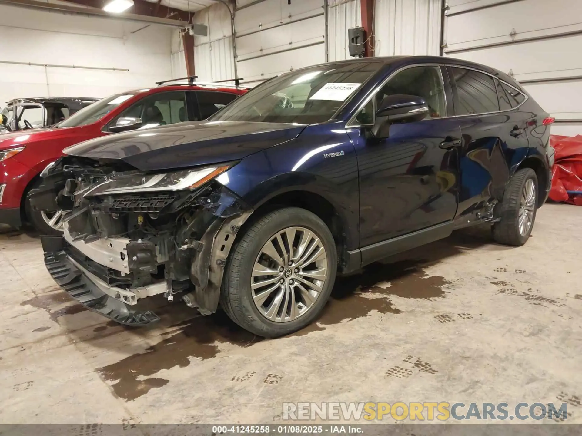 2 Photograph of a damaged car JTEAAAAH1MJ064460 TOYOTA VENZA 2021