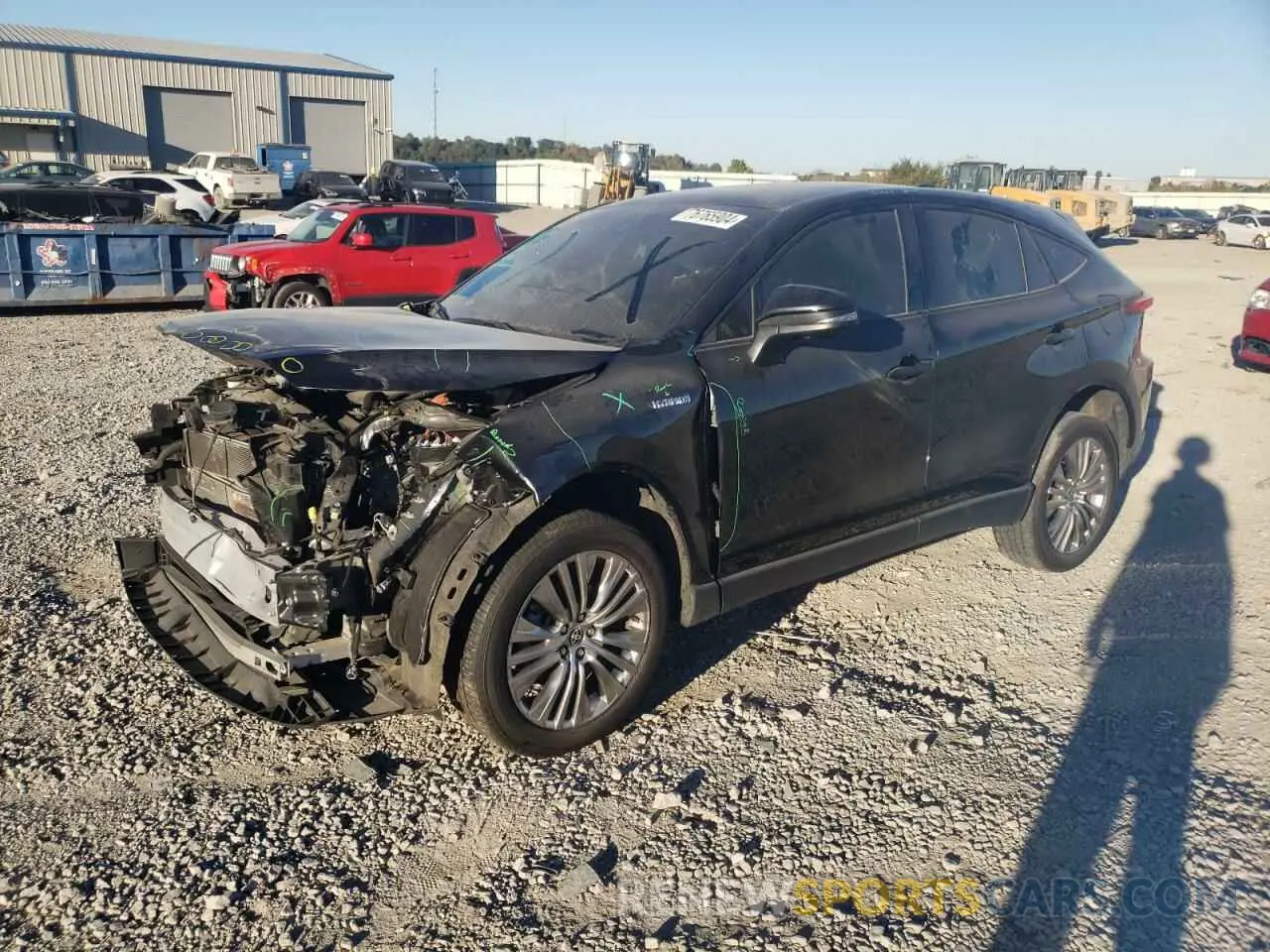 1 Photograph of a damaged car JTEAAAAH1MJ072753 TOYOTA VENZA 2021