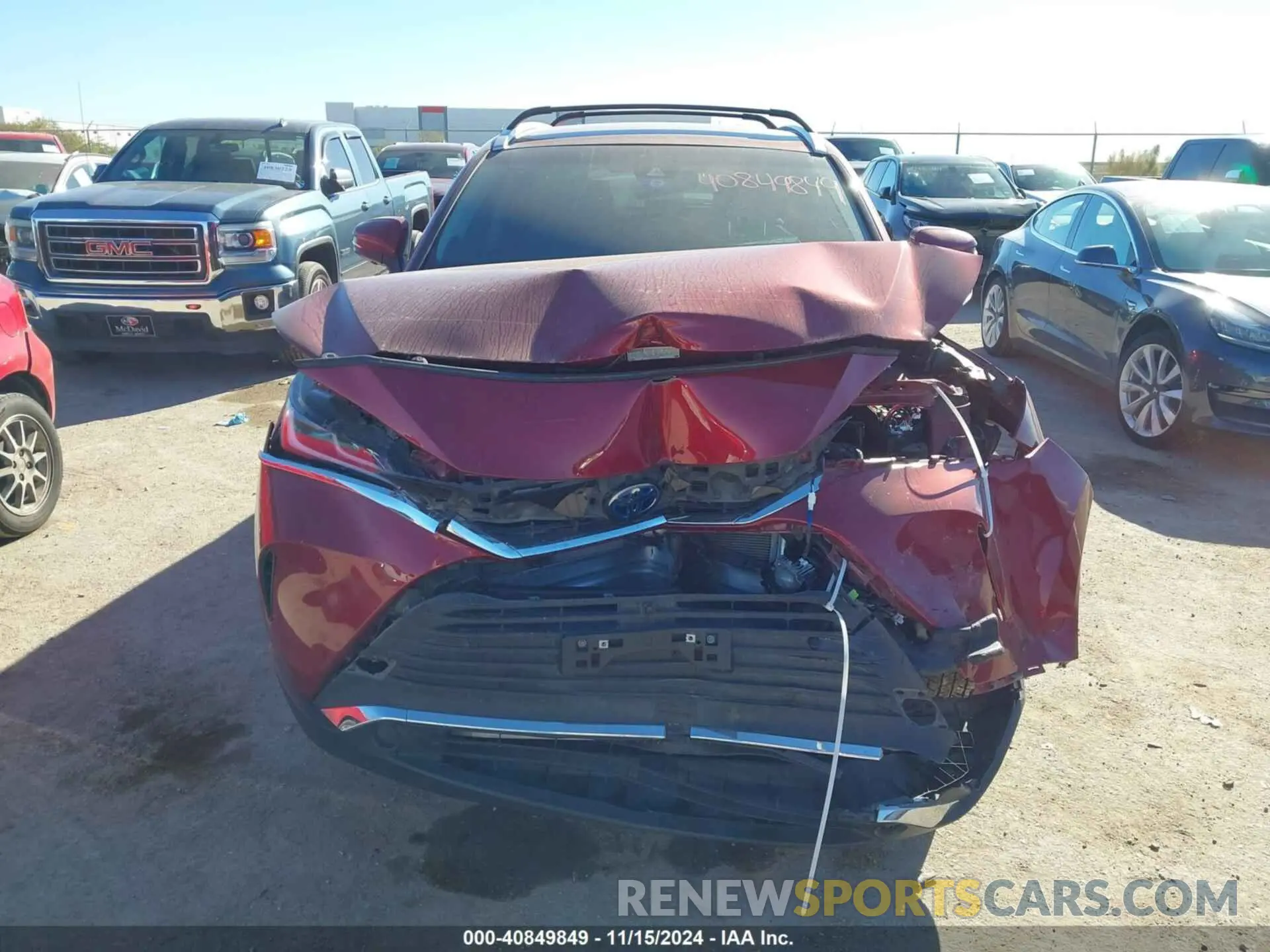 12 Photograph of a damaged car JTEAAAAH1MJ076494 TOYOTA VENZA 2021
