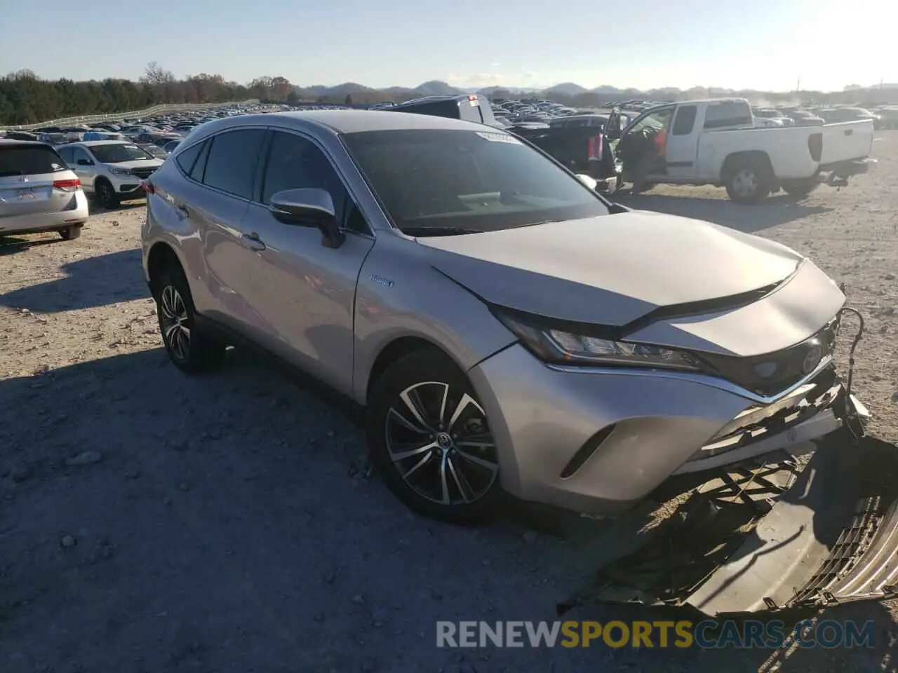 1 Photograph of a damaged car JTEAAAAH2MJ010889 TOYOTA VENZA 2021