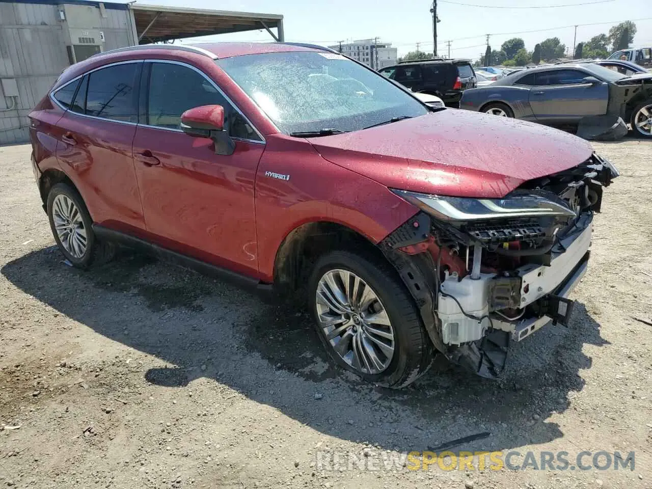 4 Photograph of a damaged car JTEAAAAH2MJ023741 TOYOTA VENZA 2021