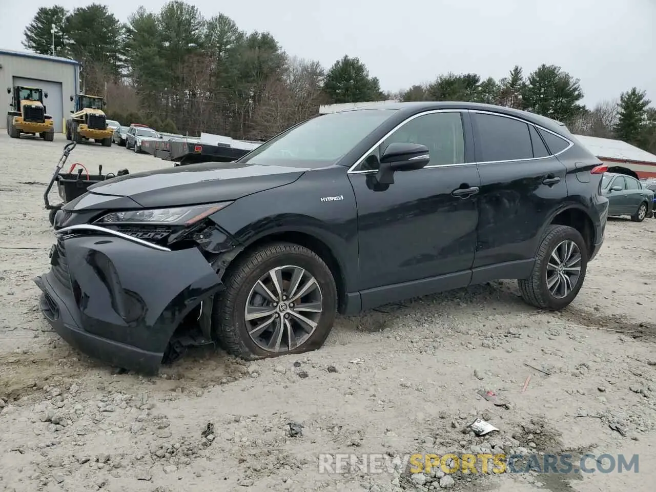 1 Photograph of a damaged car JTEAAAAH2MJ035372 TOYOTA VENZA 2021