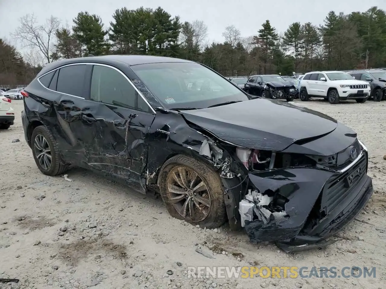 4 Photograph of a damaged car JTEAAAAH2MJ035372 TOYOTA VENZA 2021