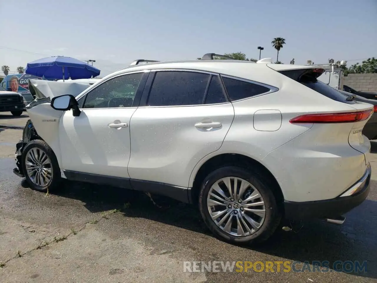2 Photograph of a damaged car JTEAAAAH2MJ037445 TOYOTA VENZA 2021