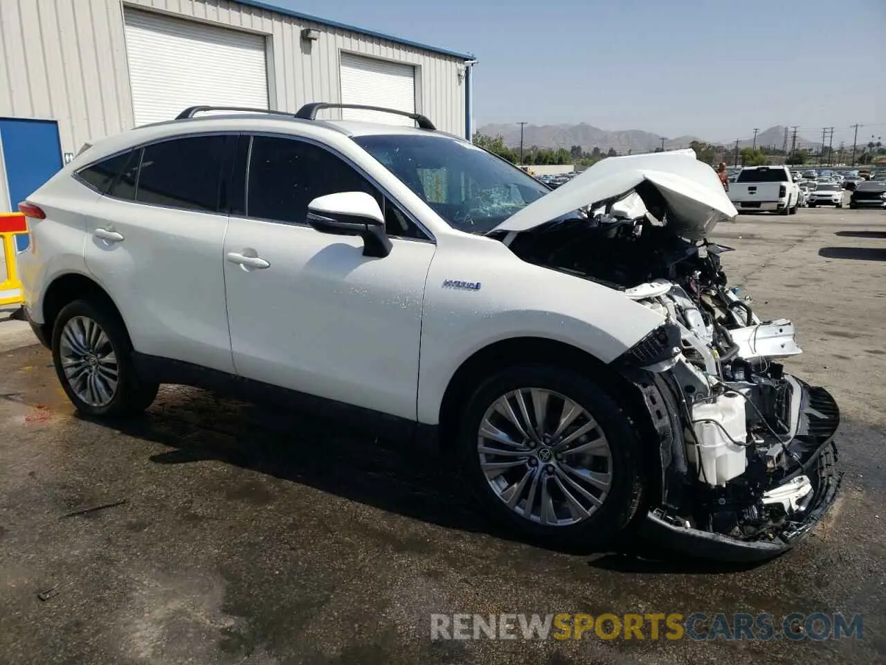 4 Photograph of a damaged car JTEAAAAH2MJ037445 TOYOTA VENZA 2021