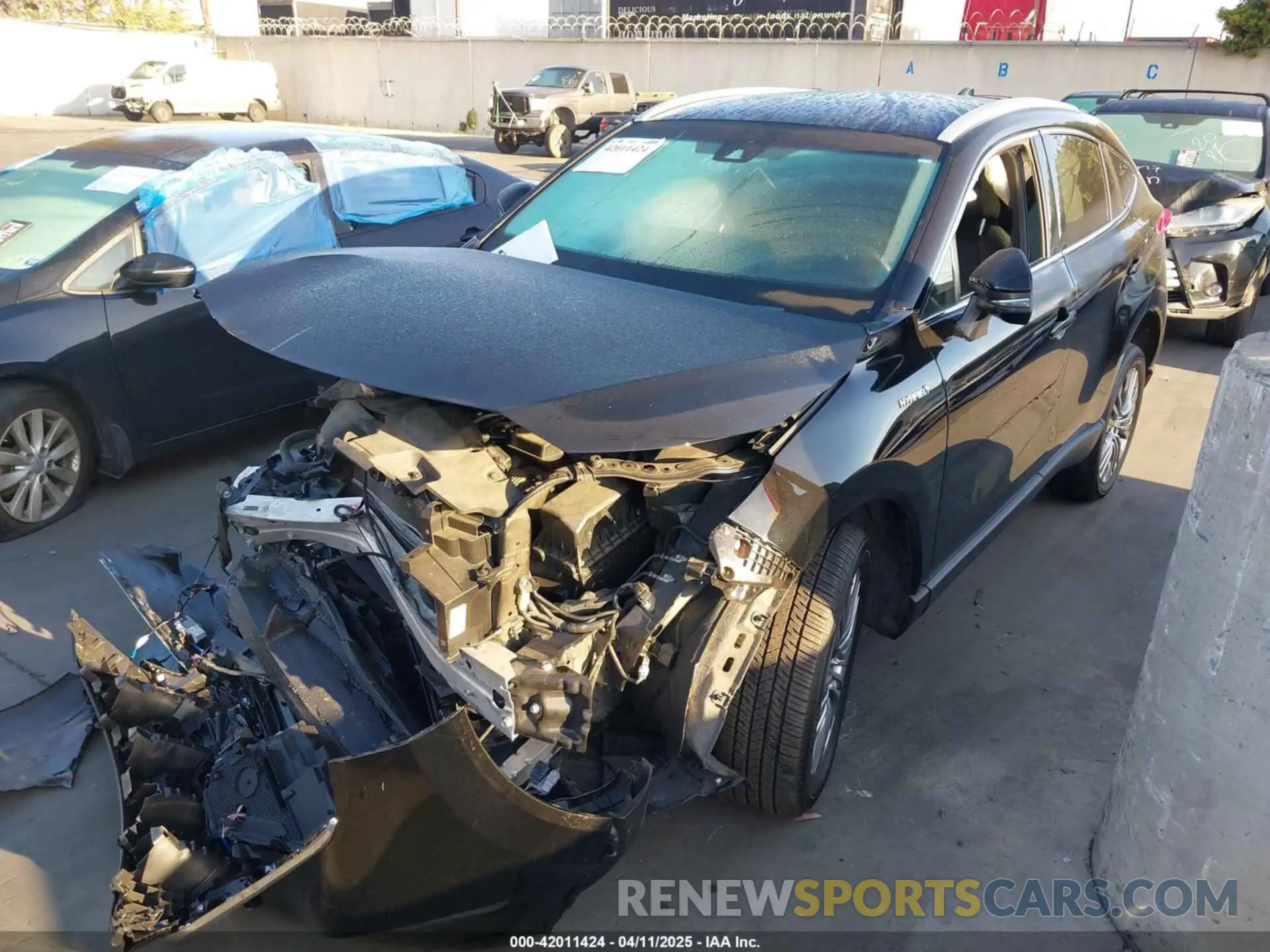 2 Photograph of a damaged car JTEAAAAH2MJ069392 TOYOTA VENZA 2021