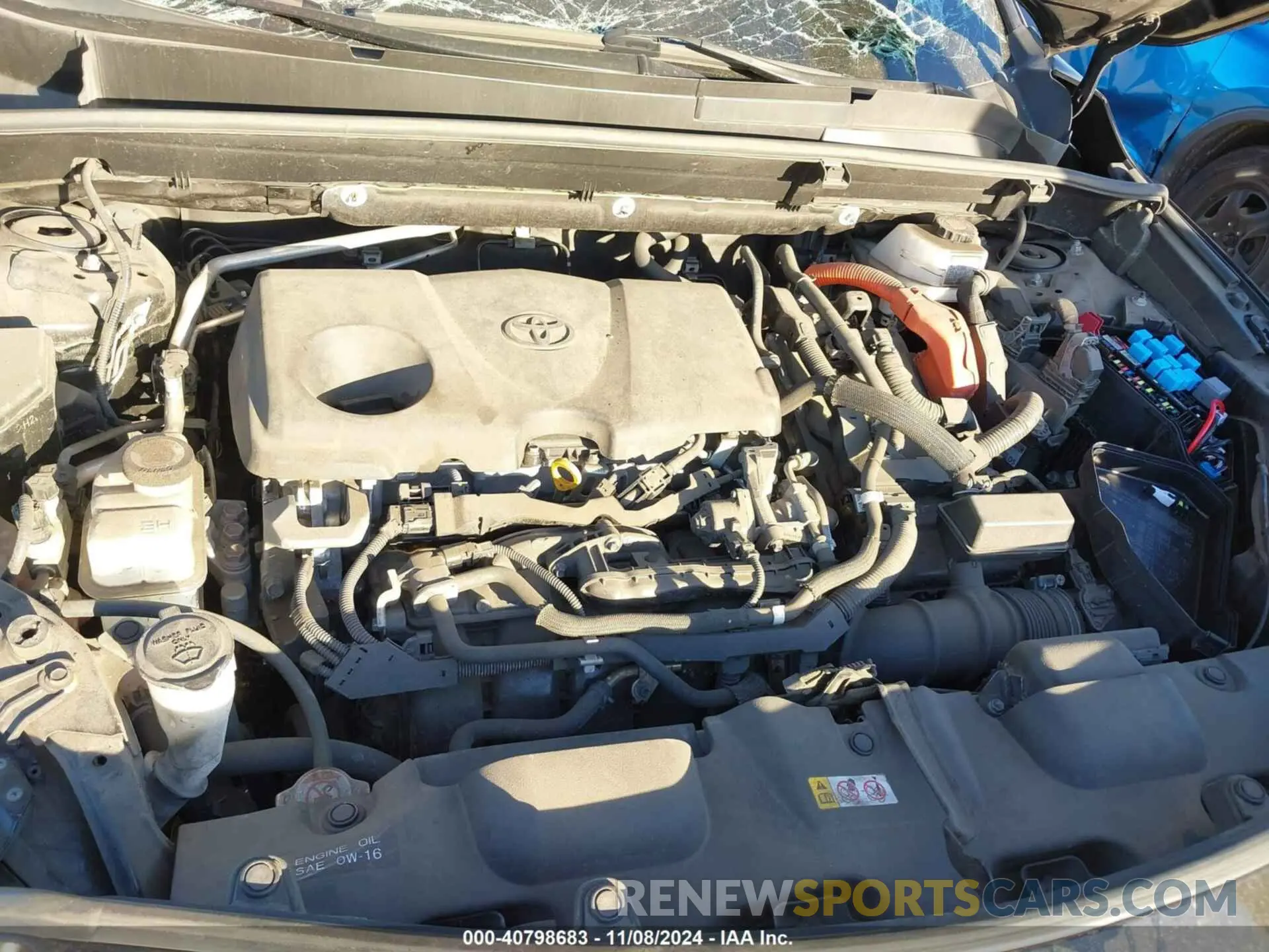 10 Photograph of a damaged car JTEAAAAH2MJ070929 TOYOTA VENZA 2021
