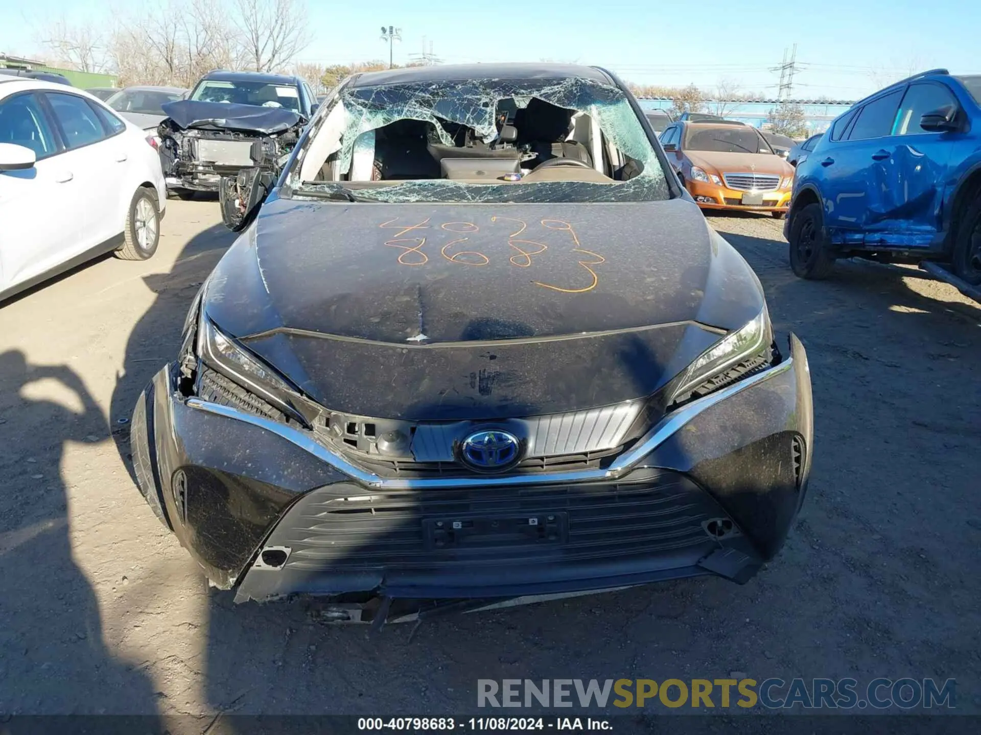 12 Photograph of a damaged car JTEAAAAH2MJ070929 TOYOTA VENZA 2021